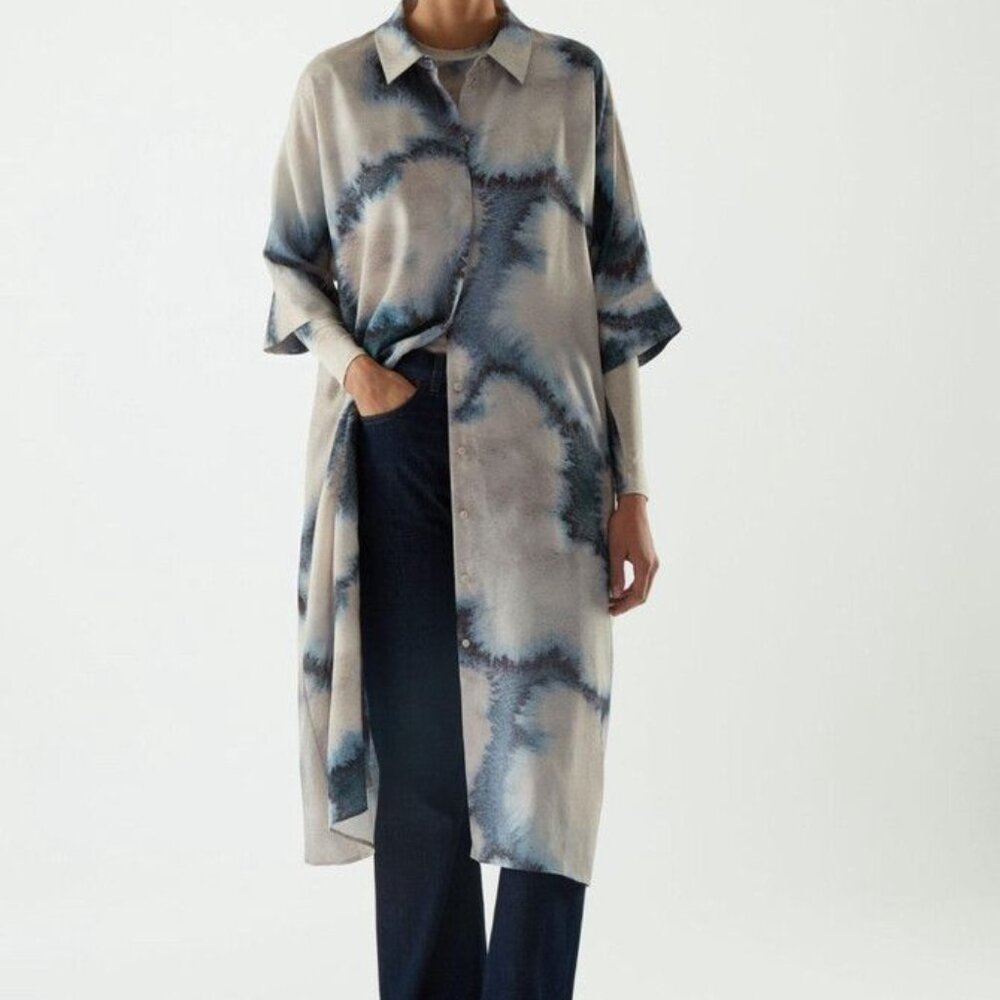 NWT! COS | Tie dye shirt dress